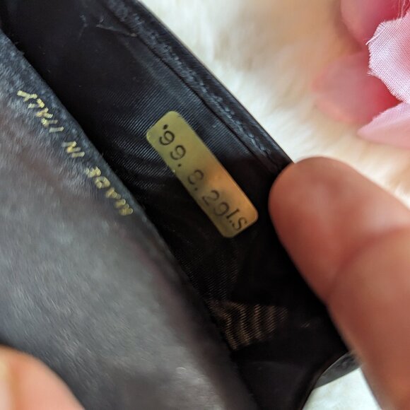 Chanel black leather wallet - Picture 6 of 6